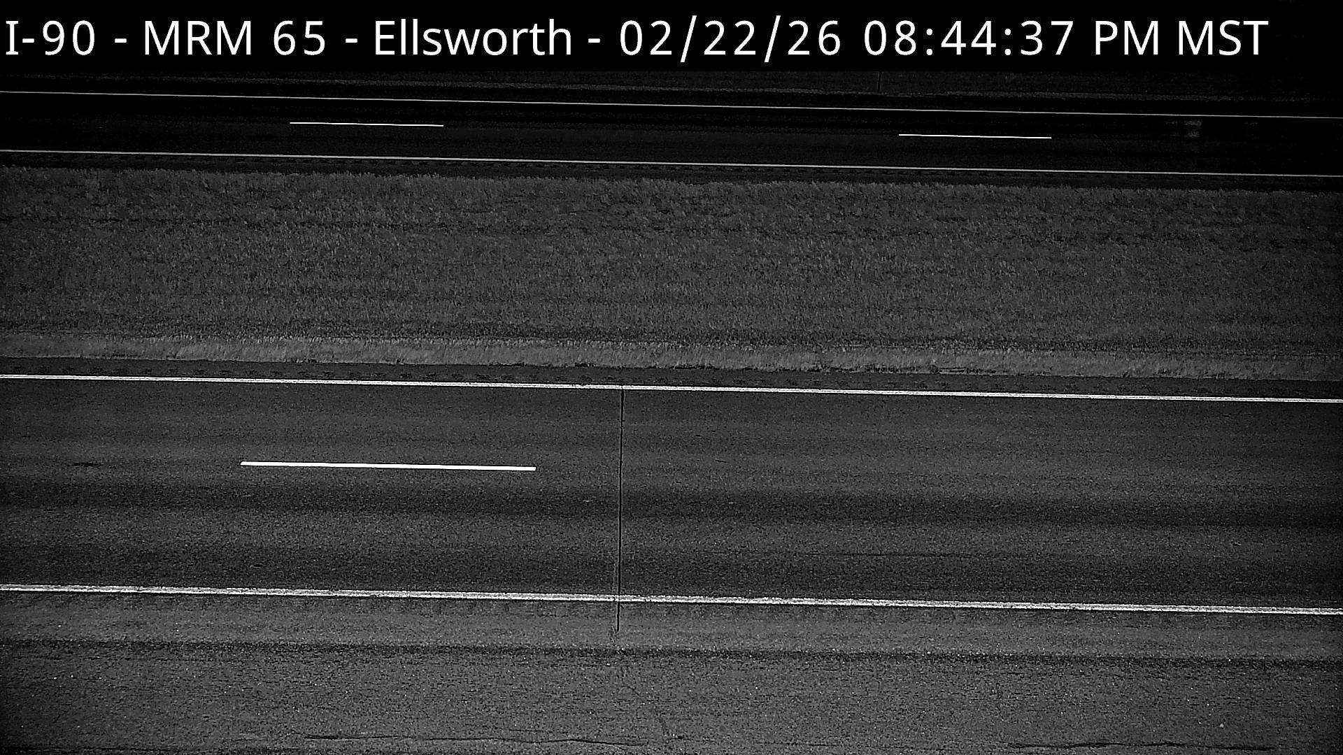 4 miles east of town along I90 MP 65.2 South Live Traffic Camera