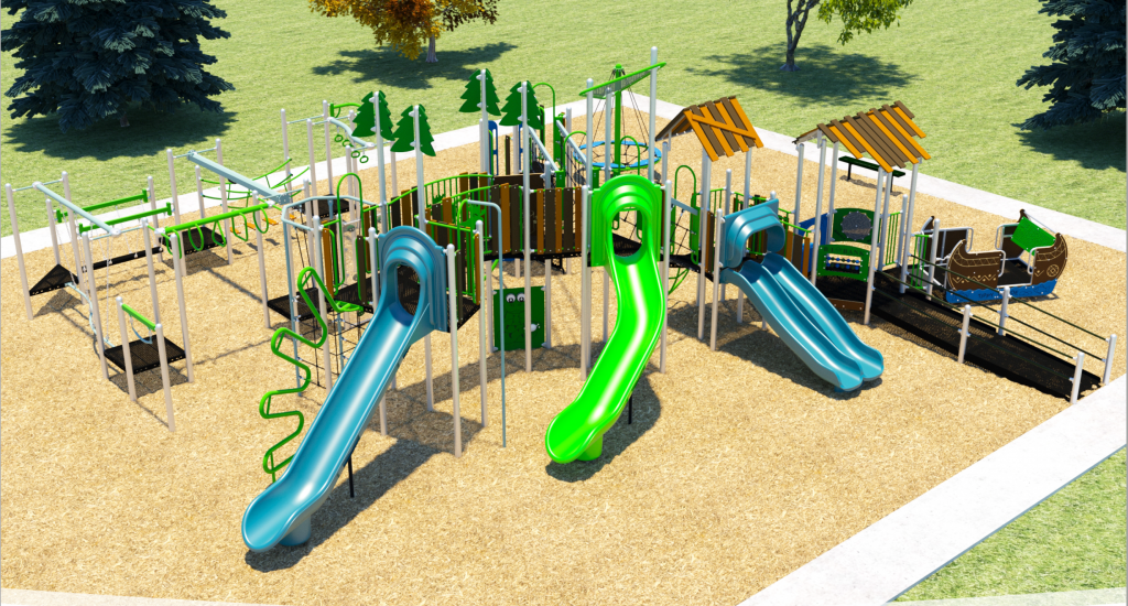 Burton Elementary School Has a New Playground! School District 10