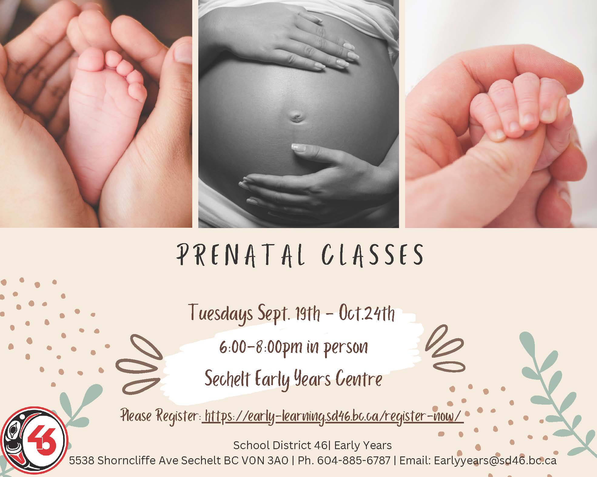 Fall 2023 Parenting/Child Development & Prenatal Classes School