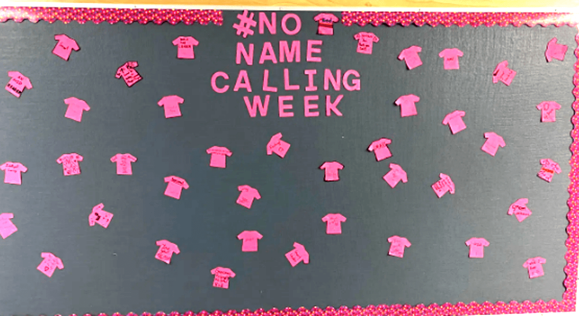 No name calling, kindness challenge lead up to Pink Shirt Day School