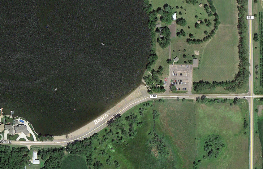 Wall Lake Beach Area South Dakota Birding "Hotspot"