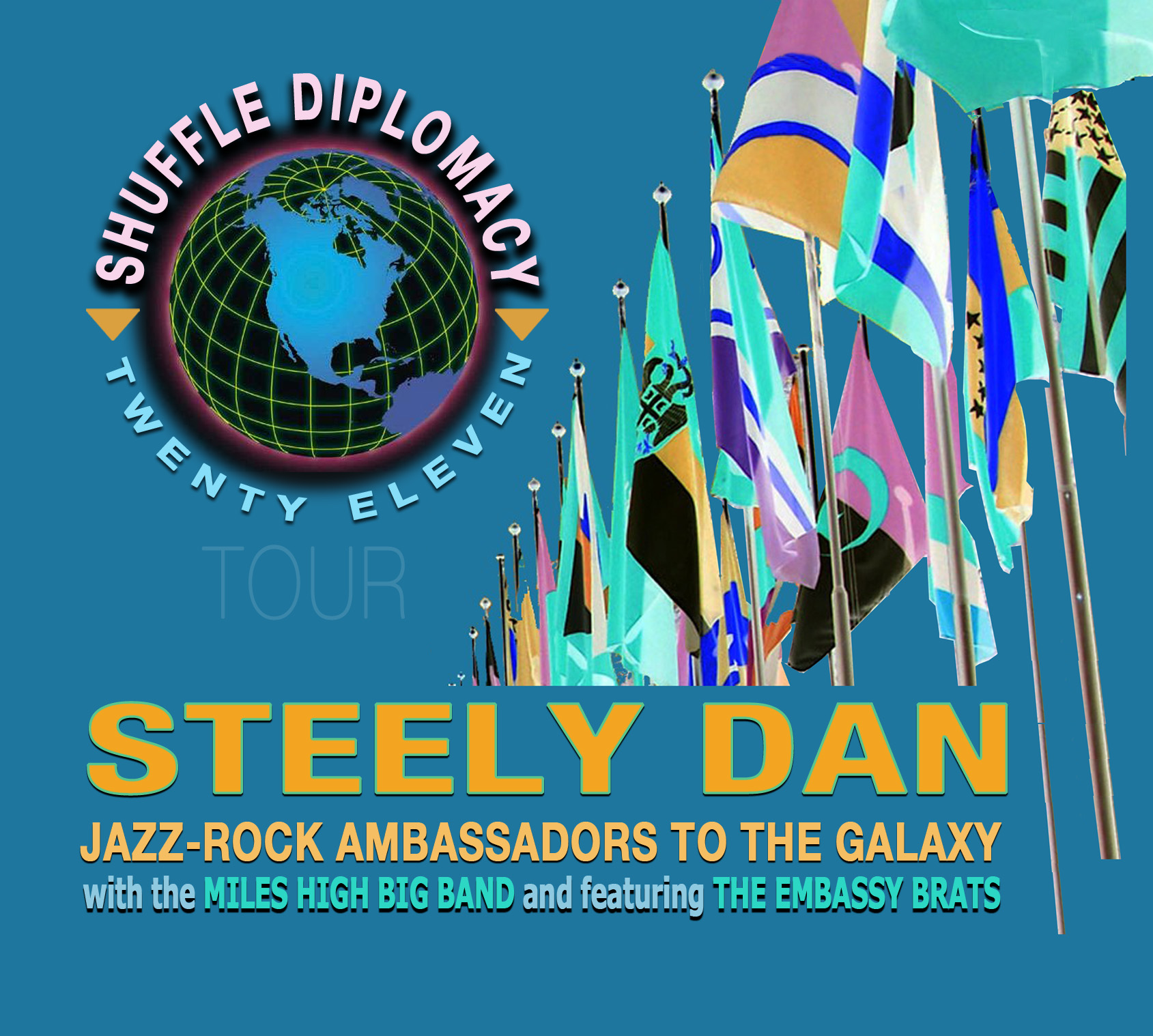 Official Steely Dan Tour SHUFFLE DIPLOMACY 2011 Resources