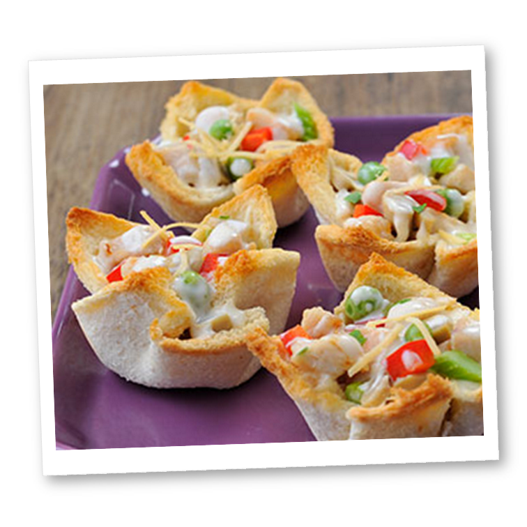 Angel Chicken A La King Toast Cuos SDC Global Choice