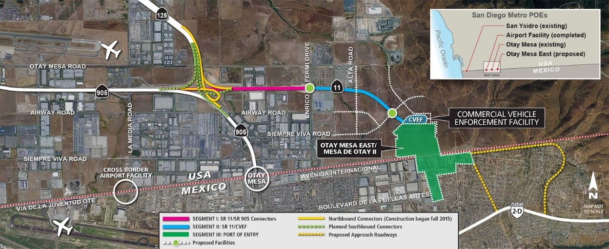 State Funding Secured for Otay Mesa East Land Port of Entry SD