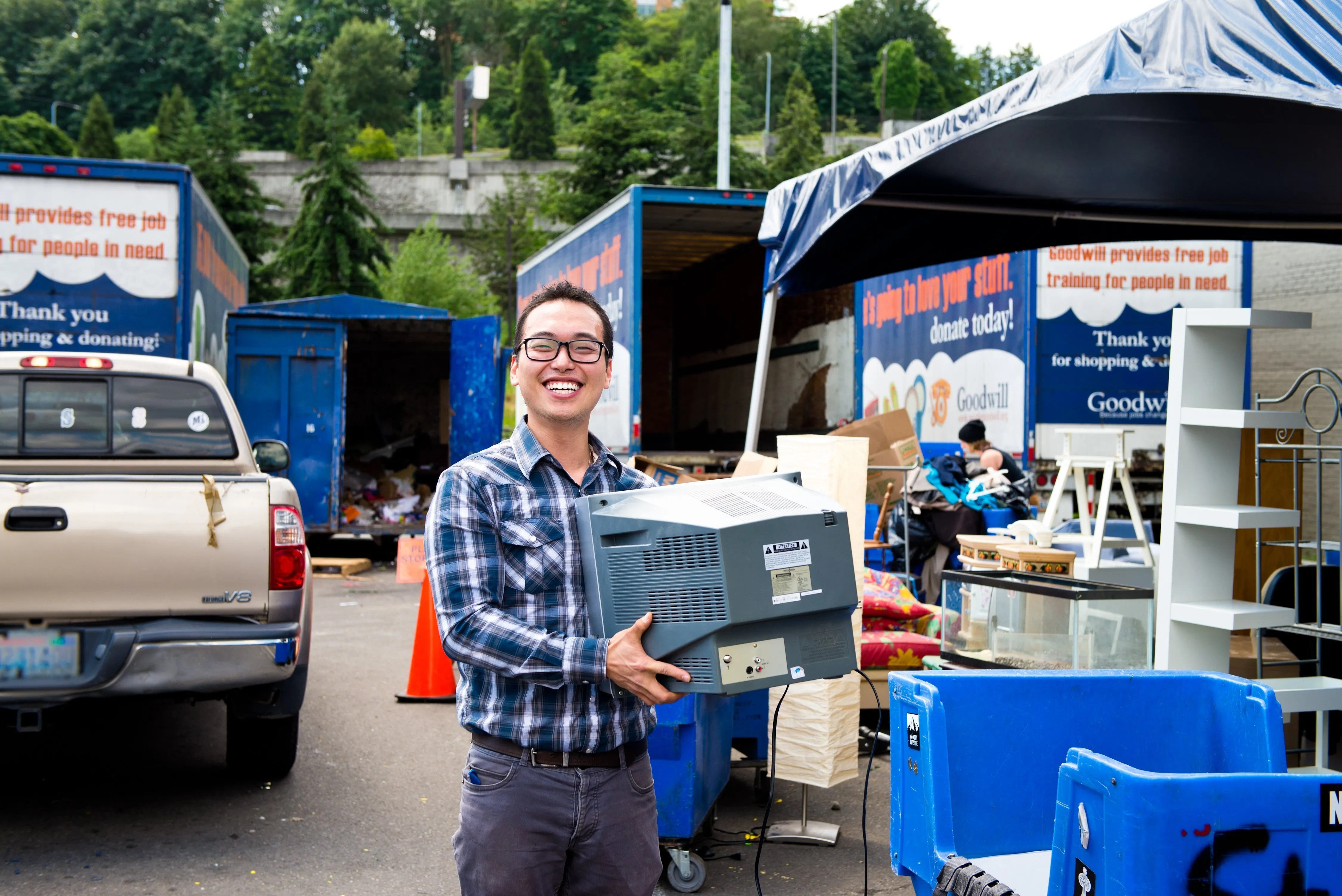 Don't Throw it Away Recycling Event Goodwill Industries of San Diego