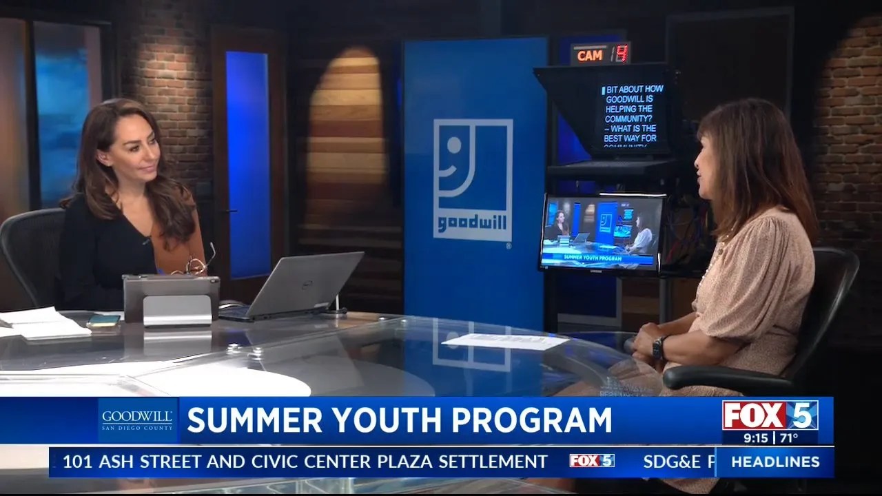 Goodwill San Diego's First Summer Youth Program Goodwill Industries