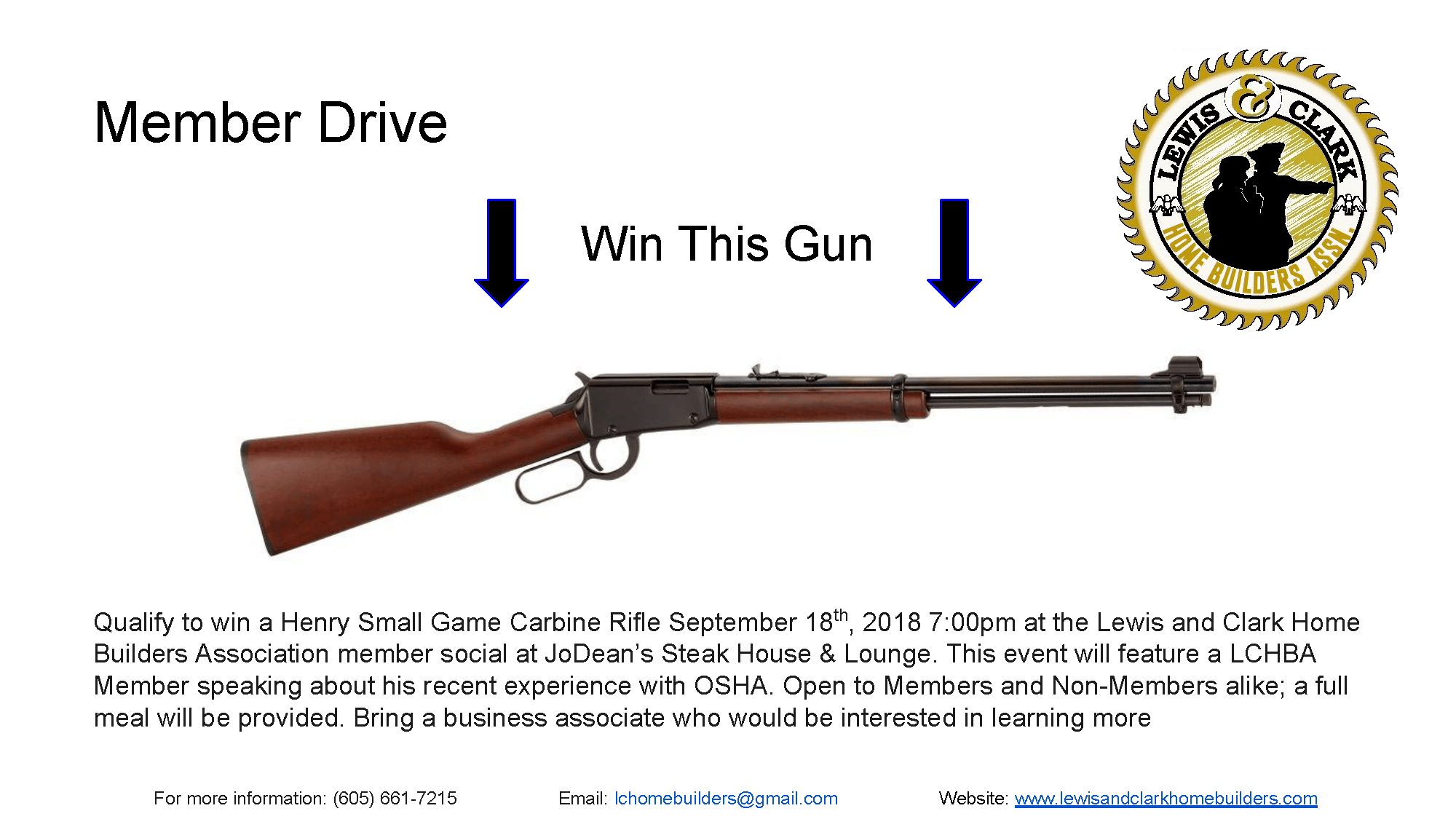 Raffle info South Dakota Home Builders Association