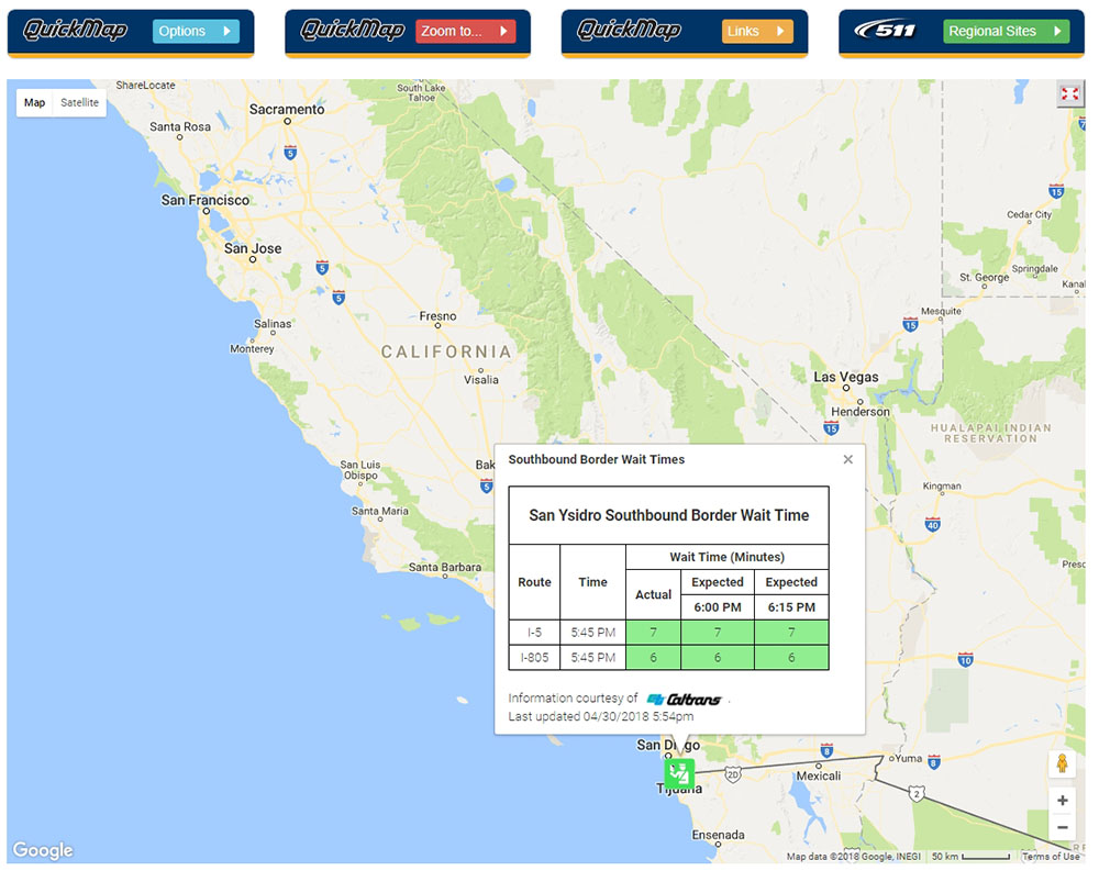 Border Wait Time Detection System, June 20, 2018 INCOSE SAN DIEGO