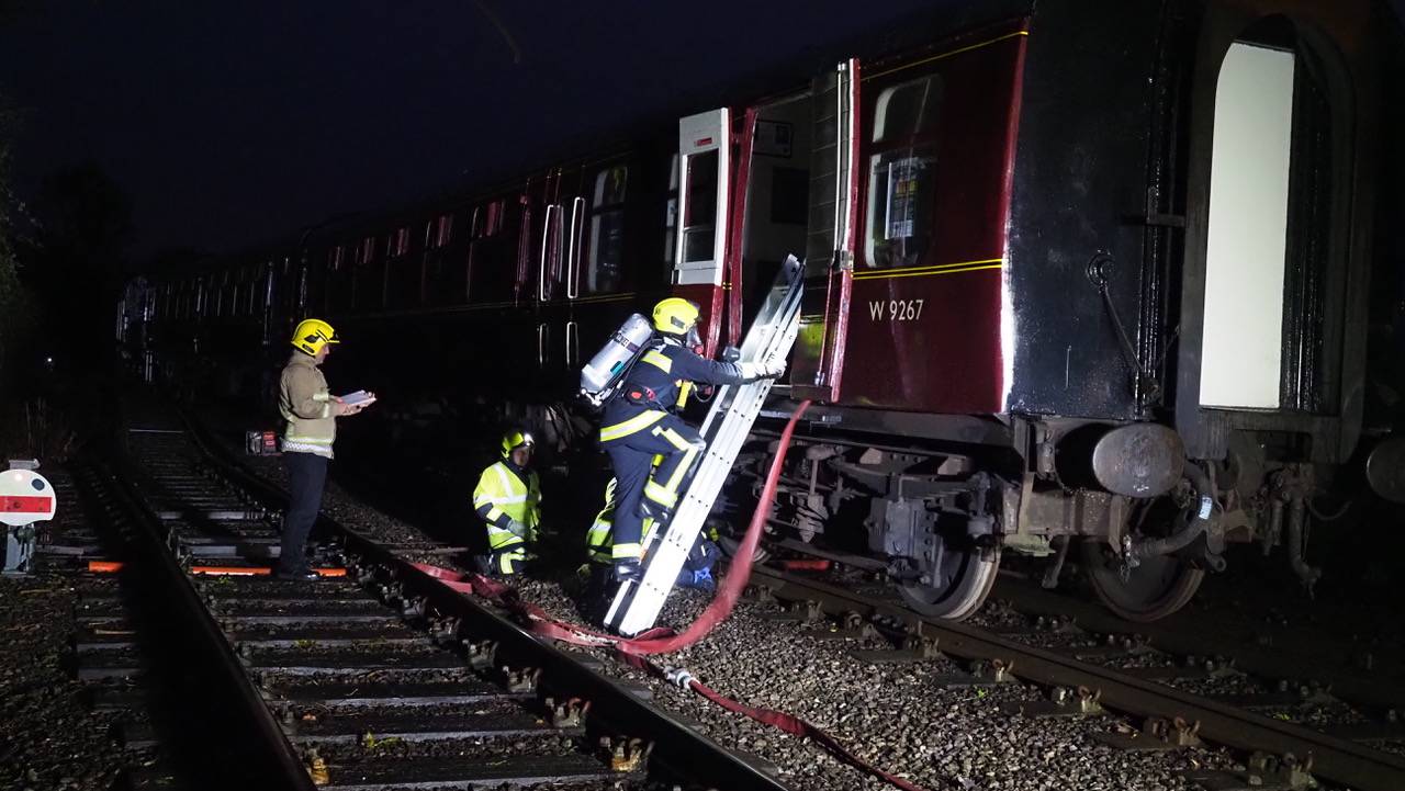 Exercise Train Wreck Midsomer Norton Station