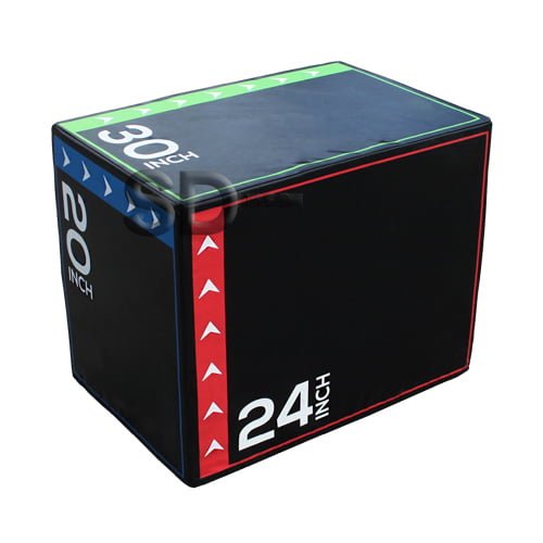 Cajón Crossfit Polimétrico Pro Espuma Alta Densidad 3 Alturas SD MED