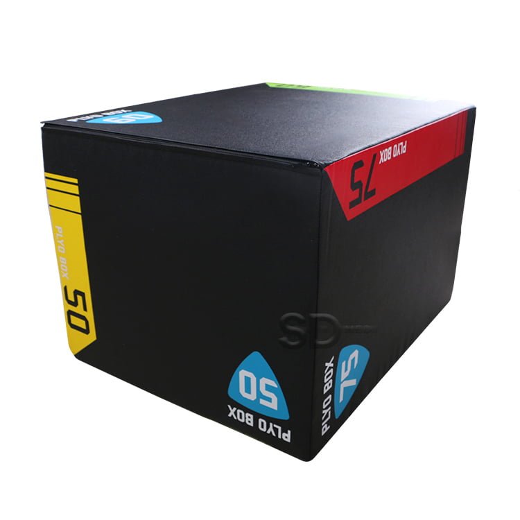 Cajón Crossfit Polimétrico PRO espuma 3 alturas XL Weighted SD MED