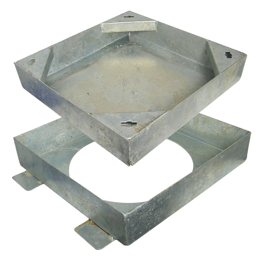 Block Paving Cover 450mm Square/Round Steel Newport Builders