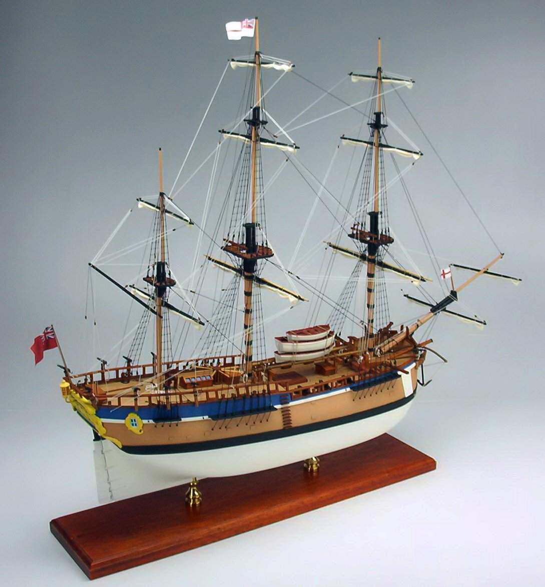 SD Model Makers > Tall Ship Models > HMS Endeavour Models