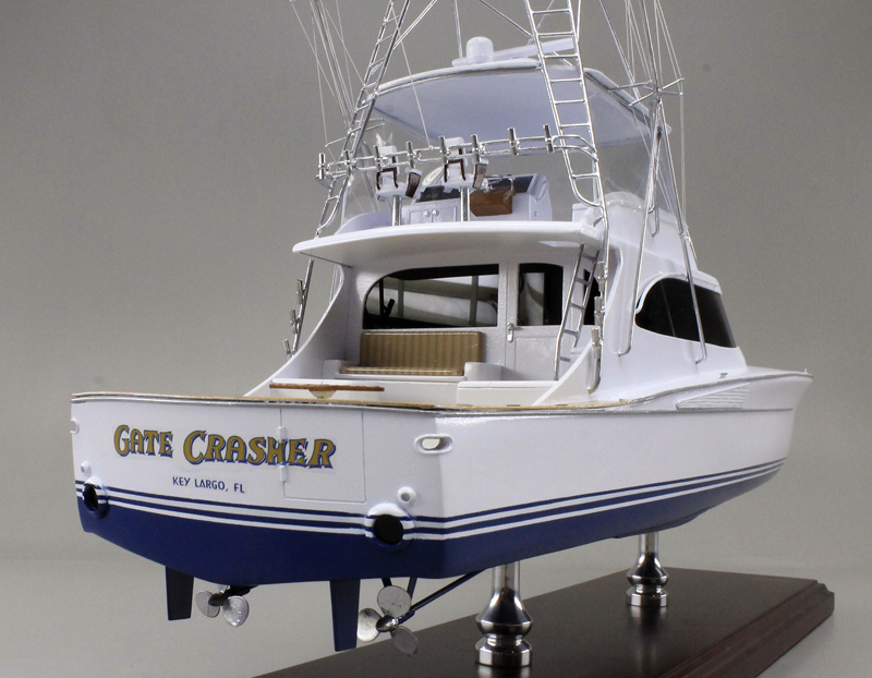 SD Model Makers > Custom Power Boat Models > Lightning 64 Sport Fishing