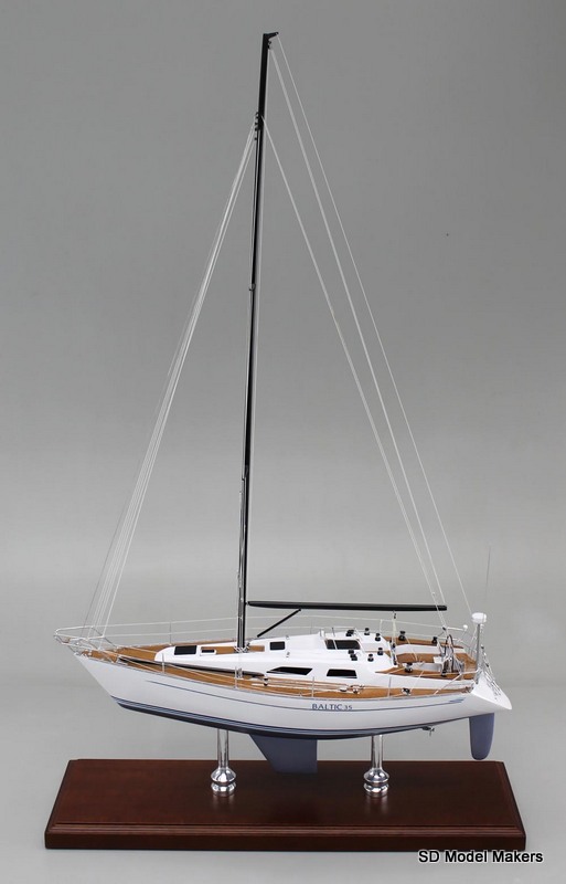 SD Model Makers > Custom Sailboat Models > Baltic 35 18 Inch Model