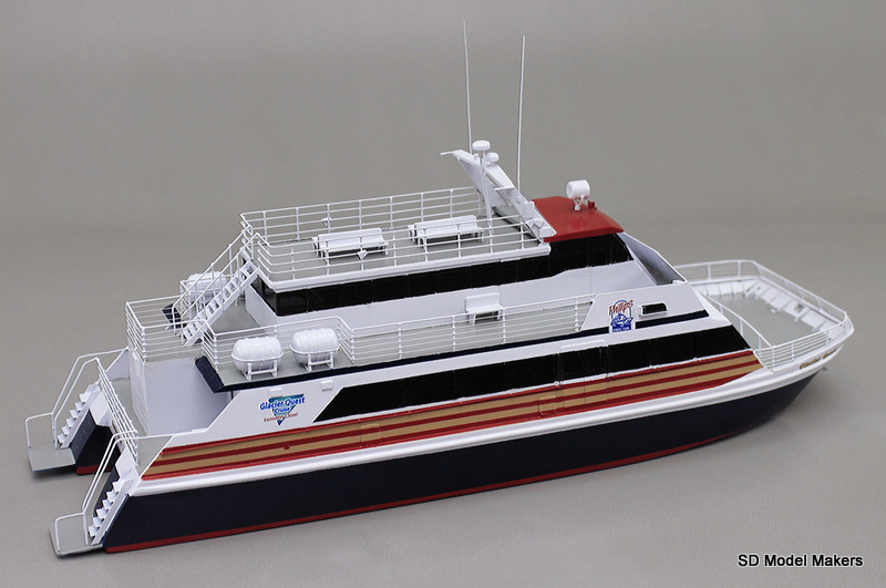 SD Model Makers > Commercial Vessel Models > Waterline Ferry 15 Inch