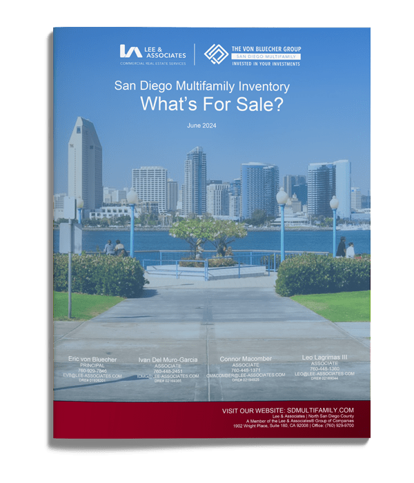 San Diego Inventory June 2024 5+ units Lee & Associates San Diego Multifamily The Von