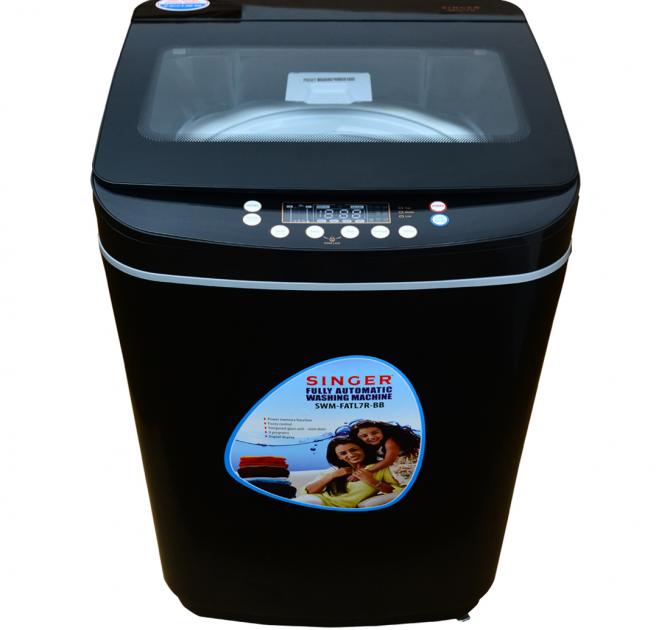 Singer Washing Machine Fully Auto Top Load 7.5Kg Black – SWM-FATL7R-BB