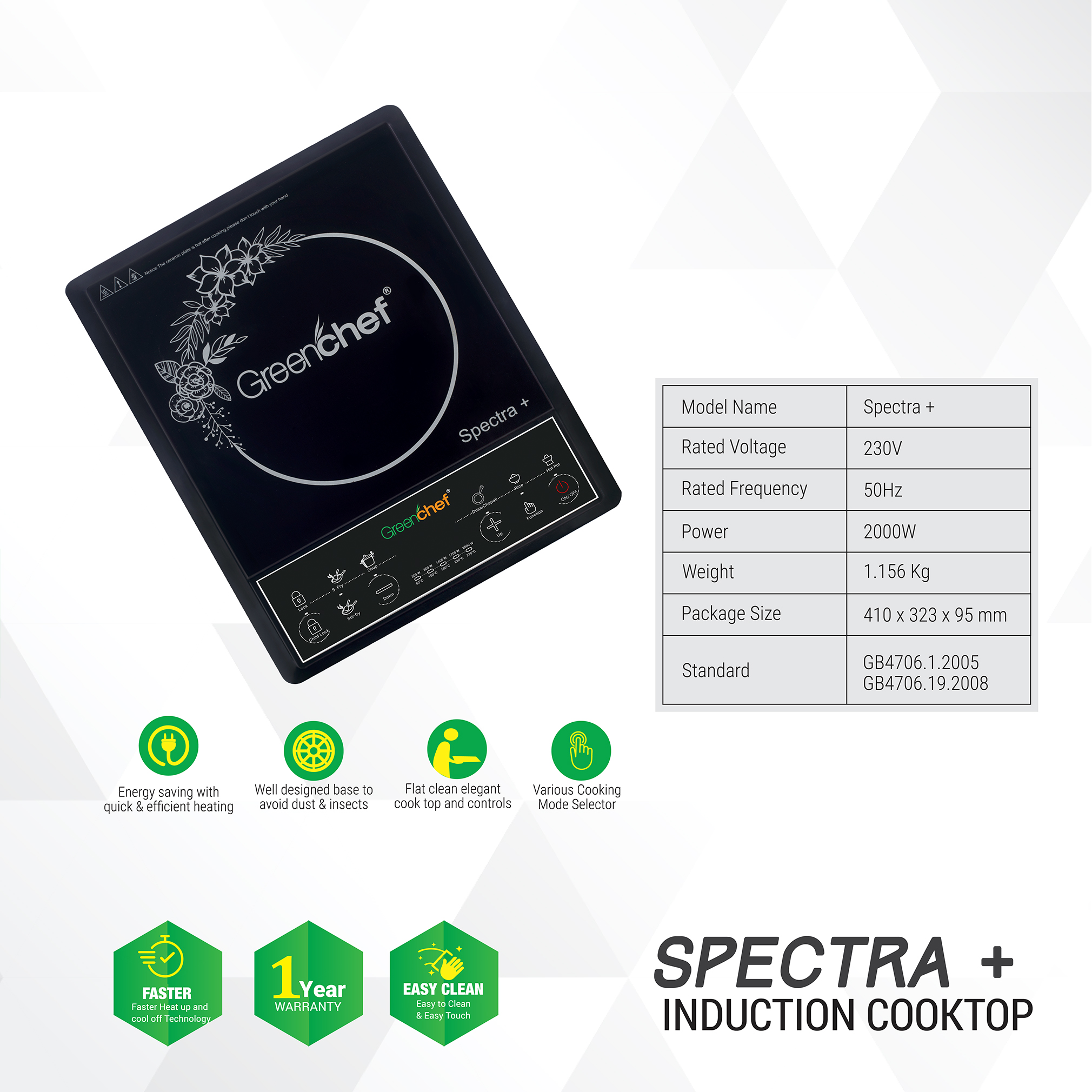 Greenchef Induction Cook Top Spectra plus S.D.P Trade Center