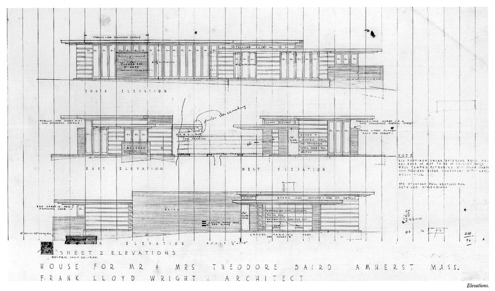 Theodore Baird house Wright Chat
