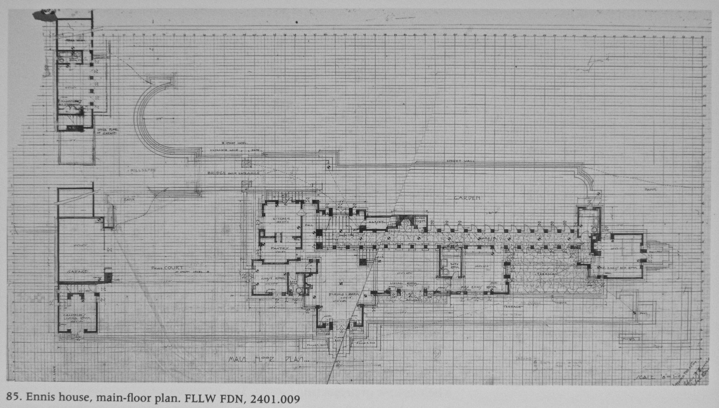 Ennis House Floor Plan