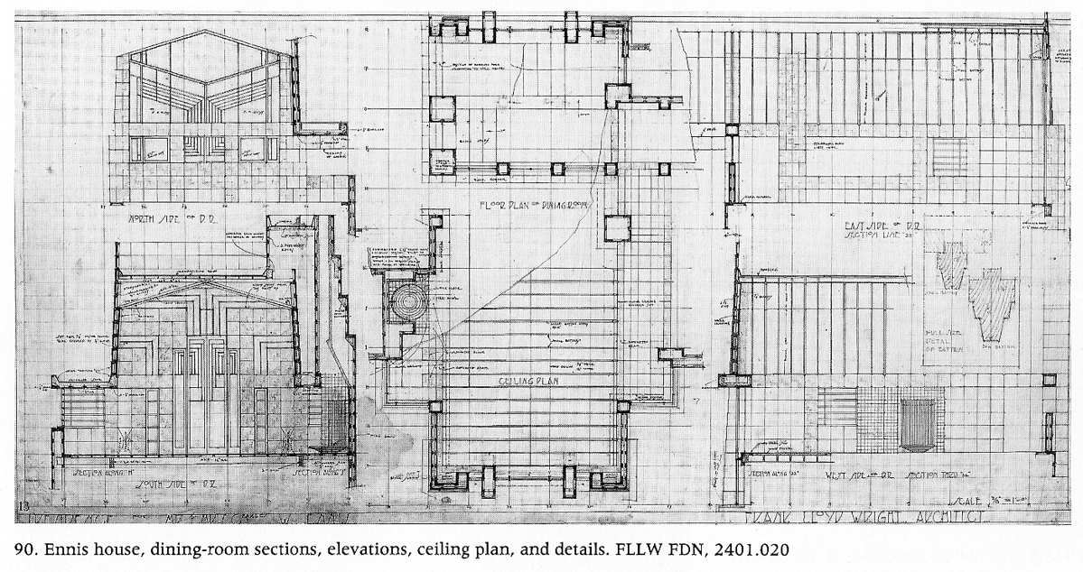 Ennis House Floor Plan floorplans.click