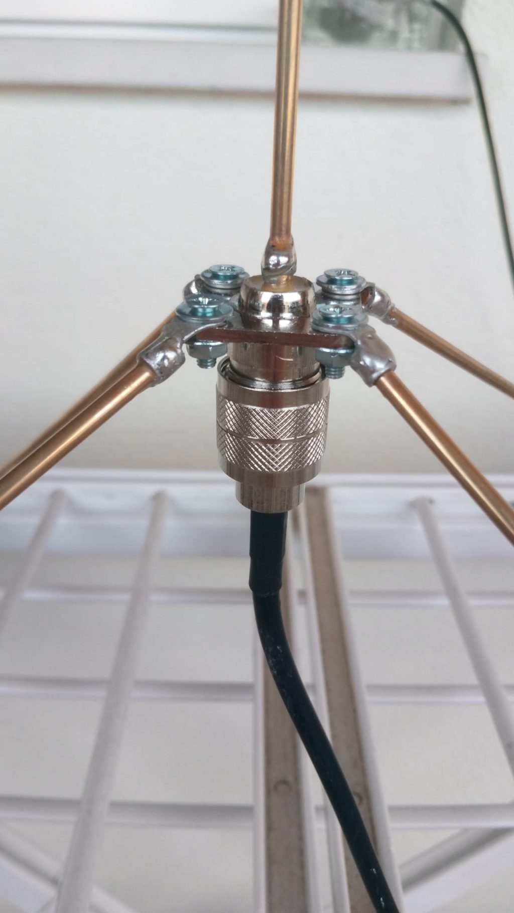 Antena caseira para UHF/VHF SDRPT