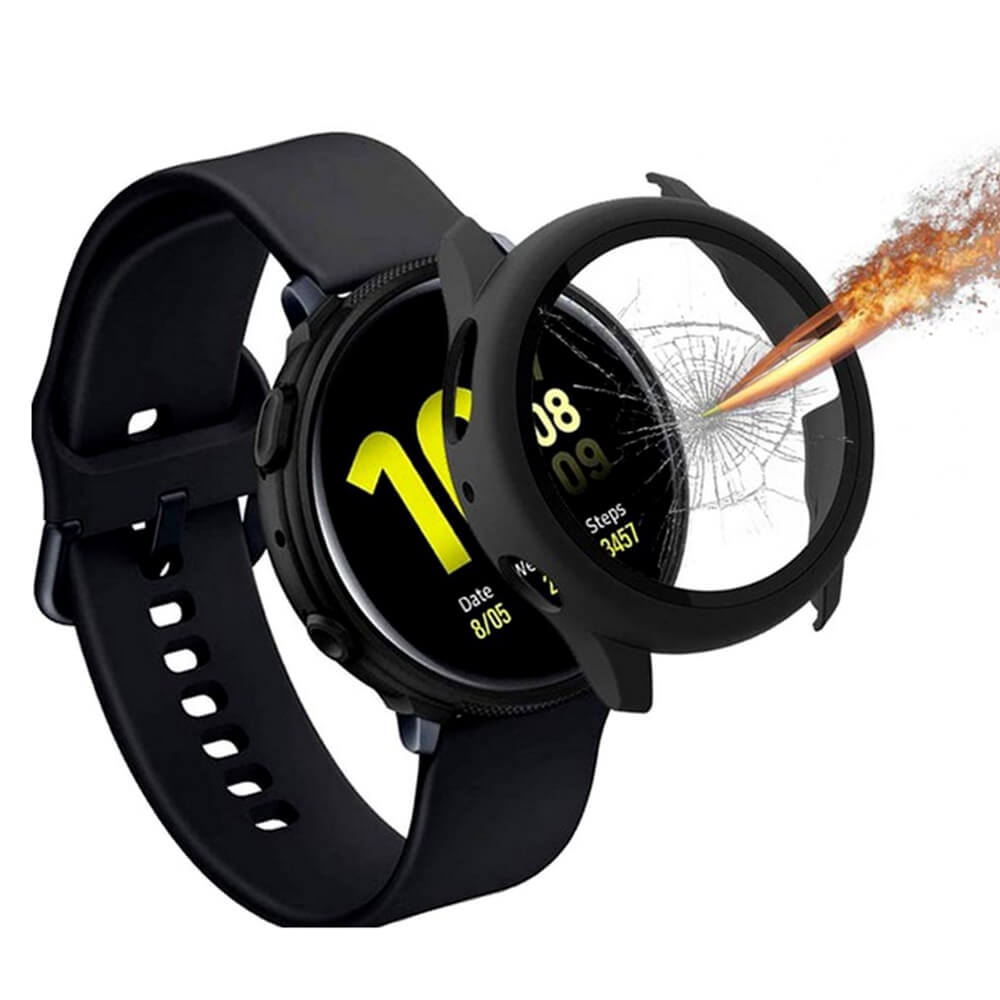 SDTEK Case for Samsung Galaxy Watch Active2 44mm Screen Protector Cover