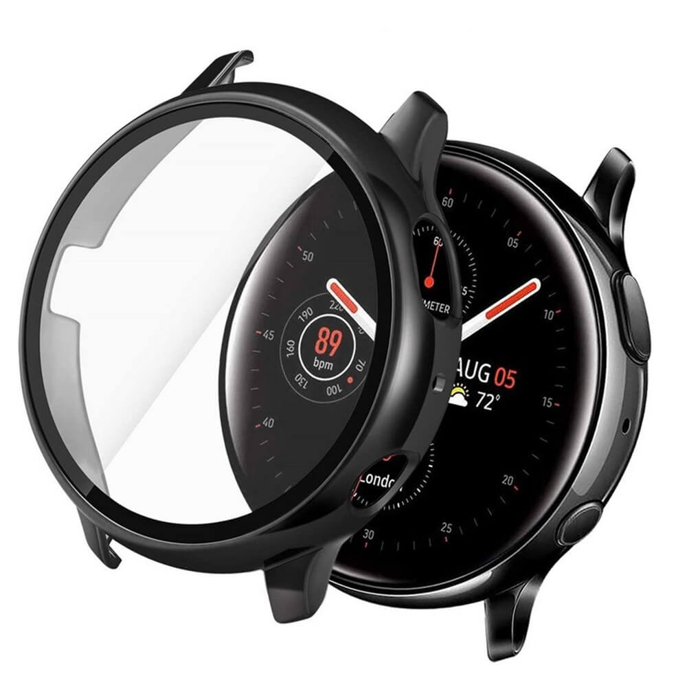SDTEK Case for Samsung Galaxy Watch Active2 44mm Screen Protector Cover
