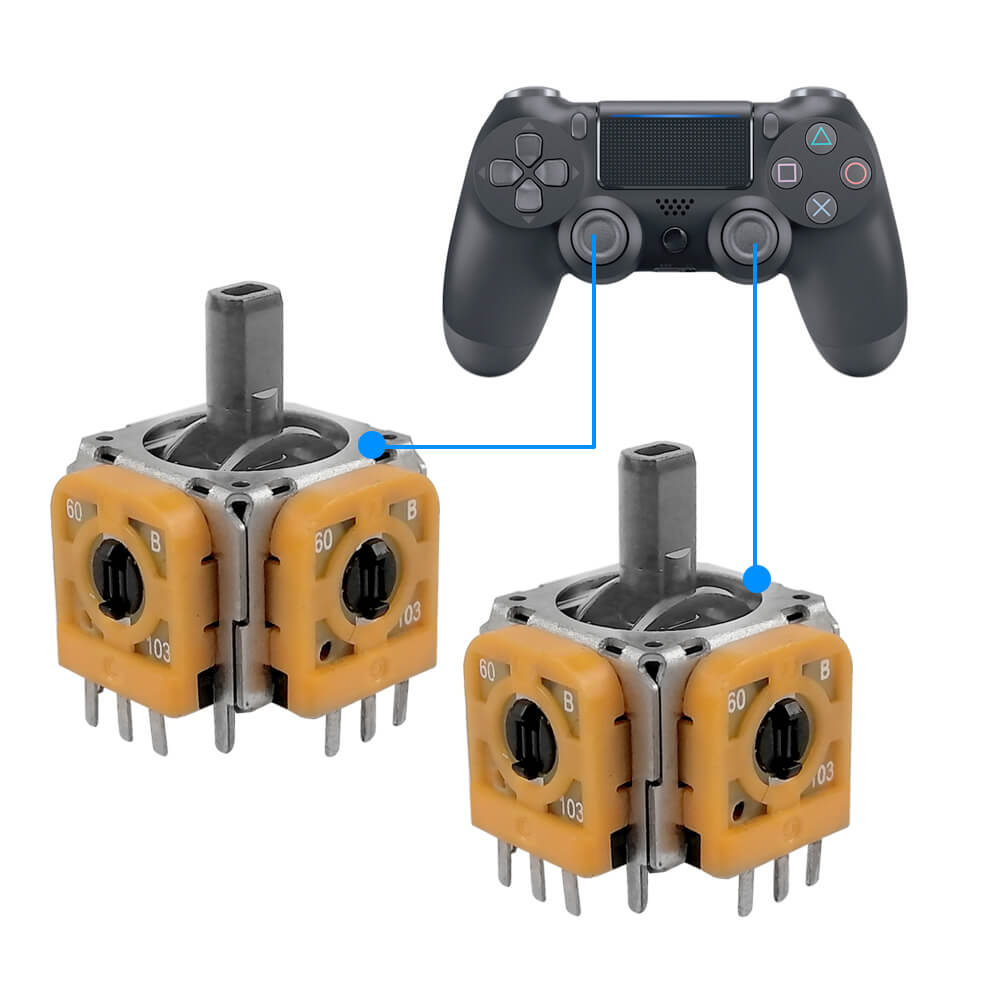 SDTEK Replacement Analogue Joystick 3D for PS4 Playstation 4 Controller