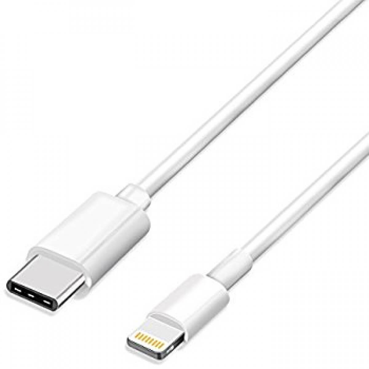 SDTEK Adaptador de cable tipo C a Lightning para iPhone, iPad, iPod