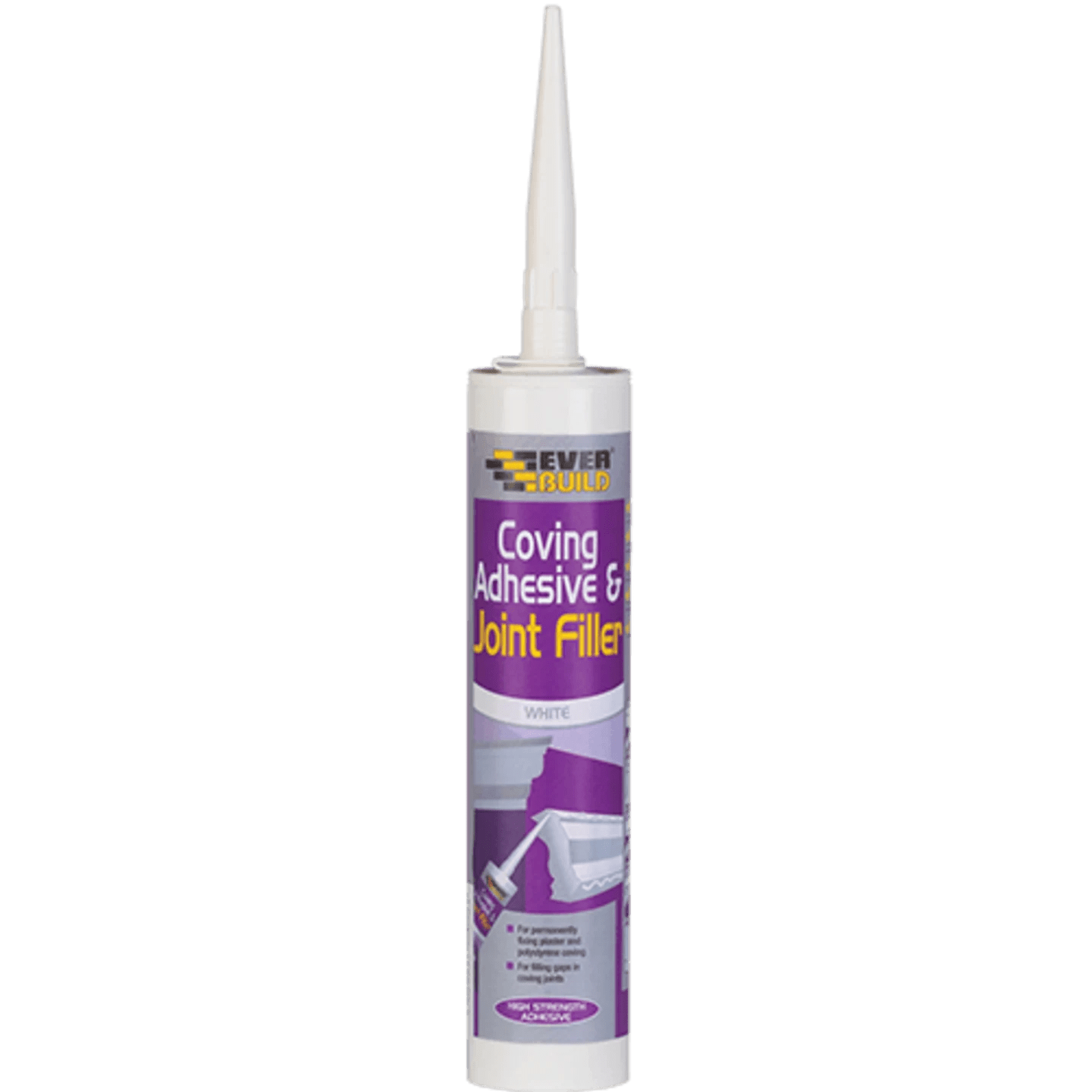Everbuild Coving Adhesive & Joint Filler White S&D Timber