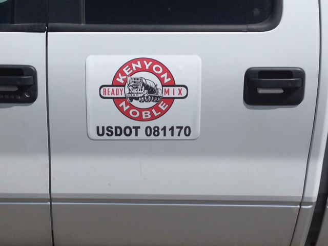 Truck Signs for Ready Mix Concrete Company Signs & Designs