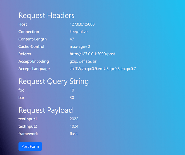Python Flask Header & Payload Reflection The Skeptical Software Engineer