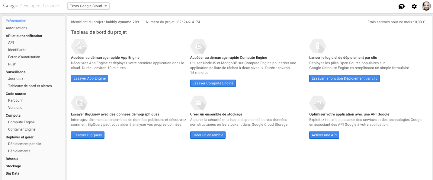 Créer et déployer sa première application Montez votre