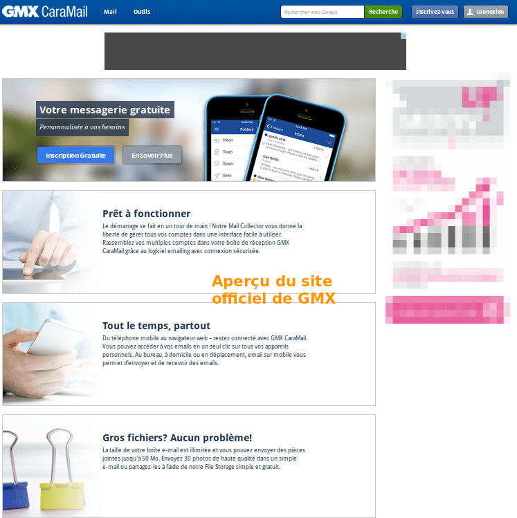 Se connecter à GMX Lire mes mails sur GMX.fr (Caramail)