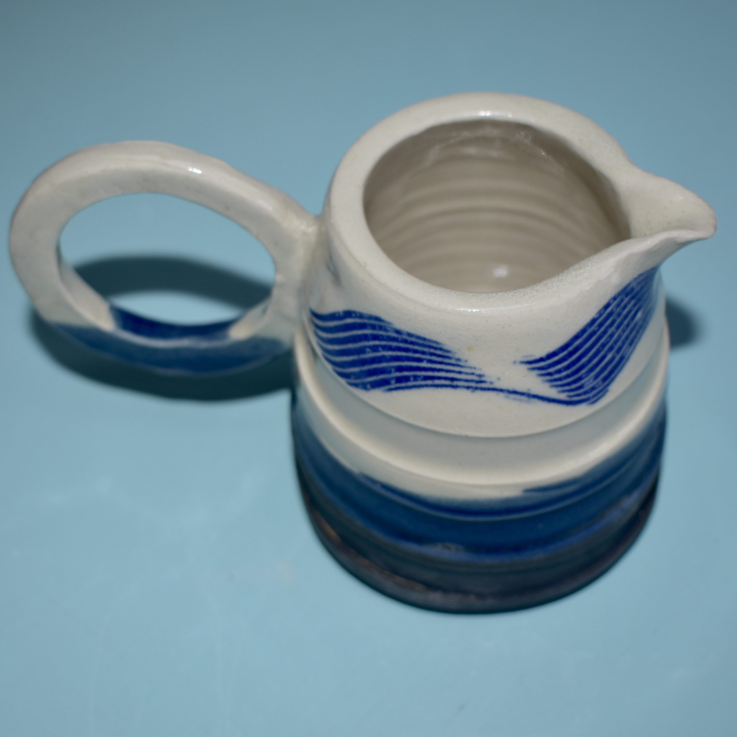 Small milk jug SEA BLUE POTTERY