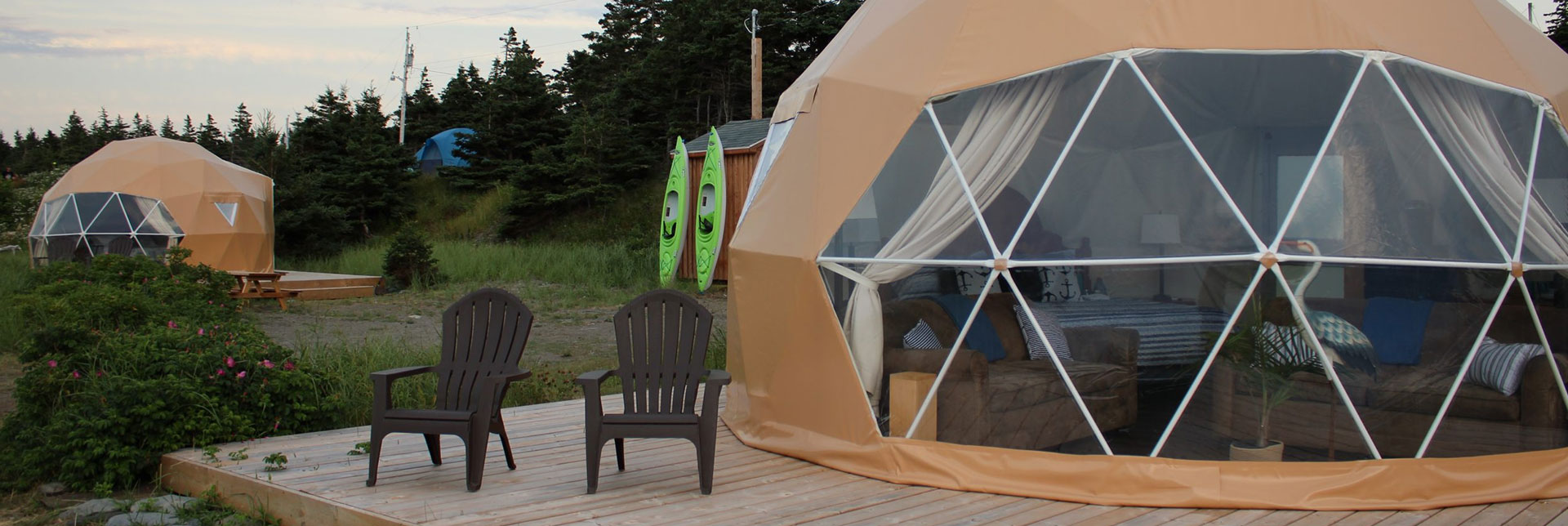 Oceanfront Domes Seabreeze Campground