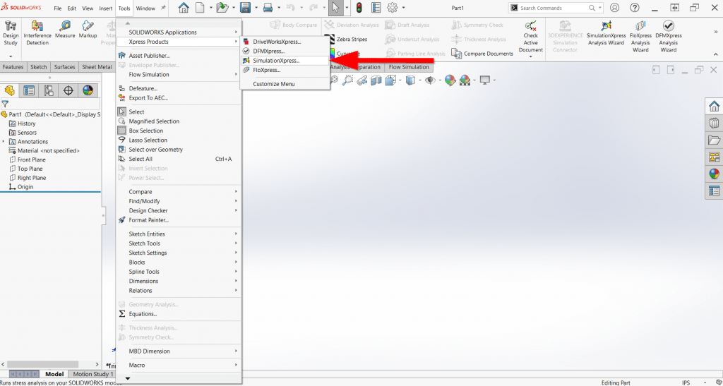 How do I activate SOLIDWORKS SimulationXpress? SEACAD