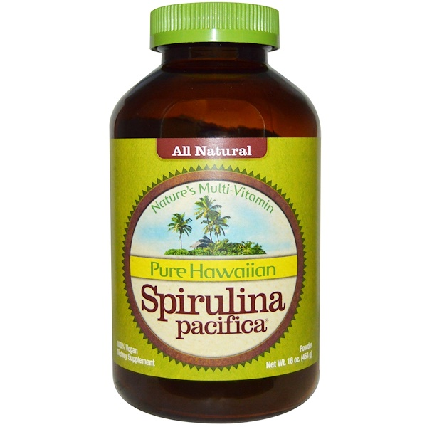 Hawaiian Spirulina Pacifica Powder (16oz) Nutrex Hawaii 2024