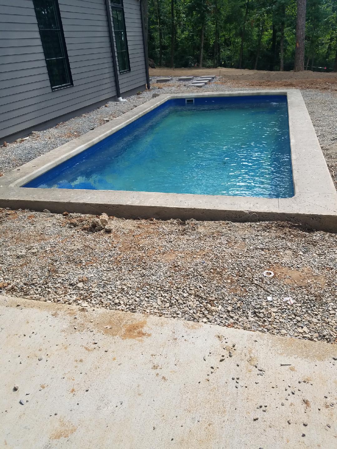 Gunite Pool Built in Birmingham Alabama