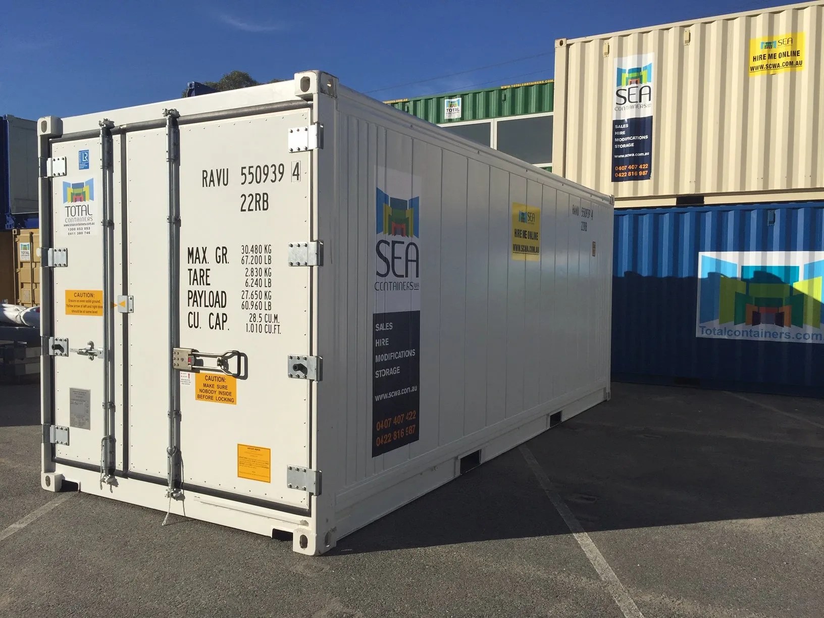 Sea Containers Refrigerated Containers Perth, Refrigerated Containers WA