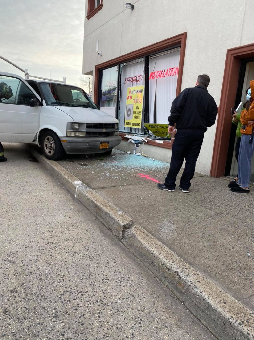 SingleVehicle Accident at Merrick Road and Seamans Neck Road Seaford