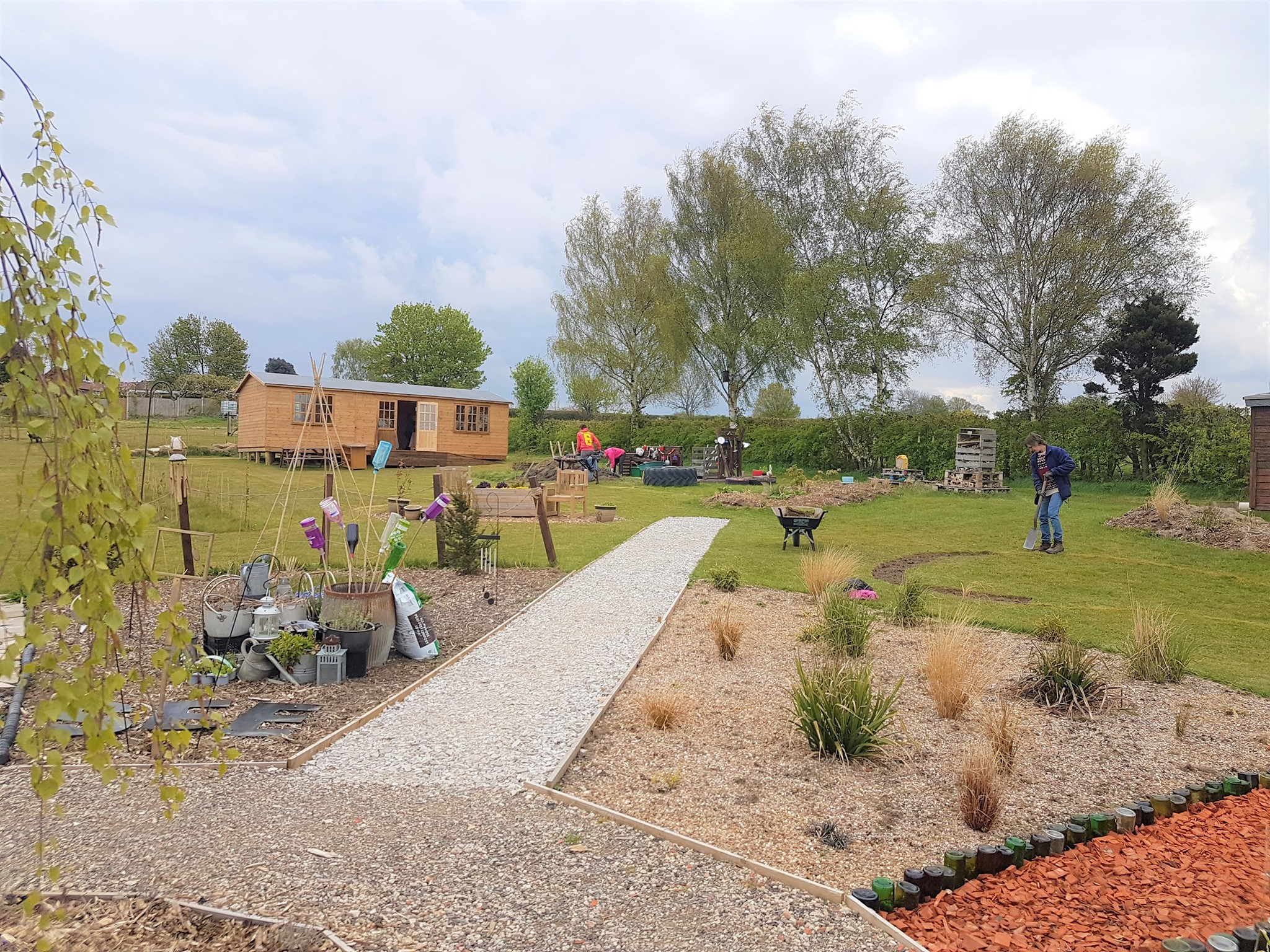 Spring 2021 at Shipley Woodside Community Garden SEAG Shipley Eco