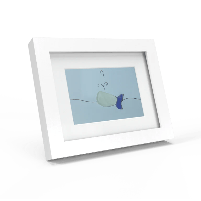 Whale Frames Sea Glass Frames