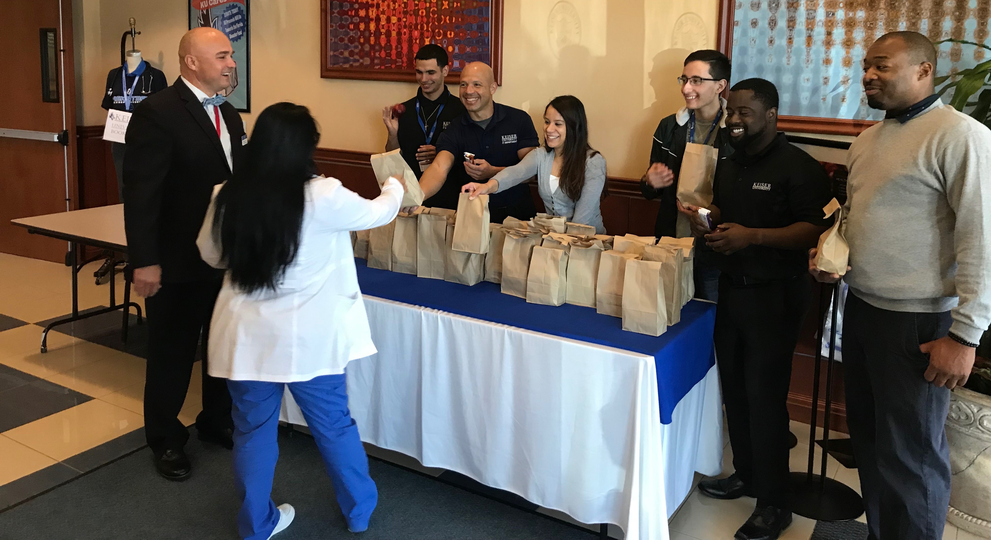 KU Pembroke Pines campus gets healthy start for the New Year Seahawk