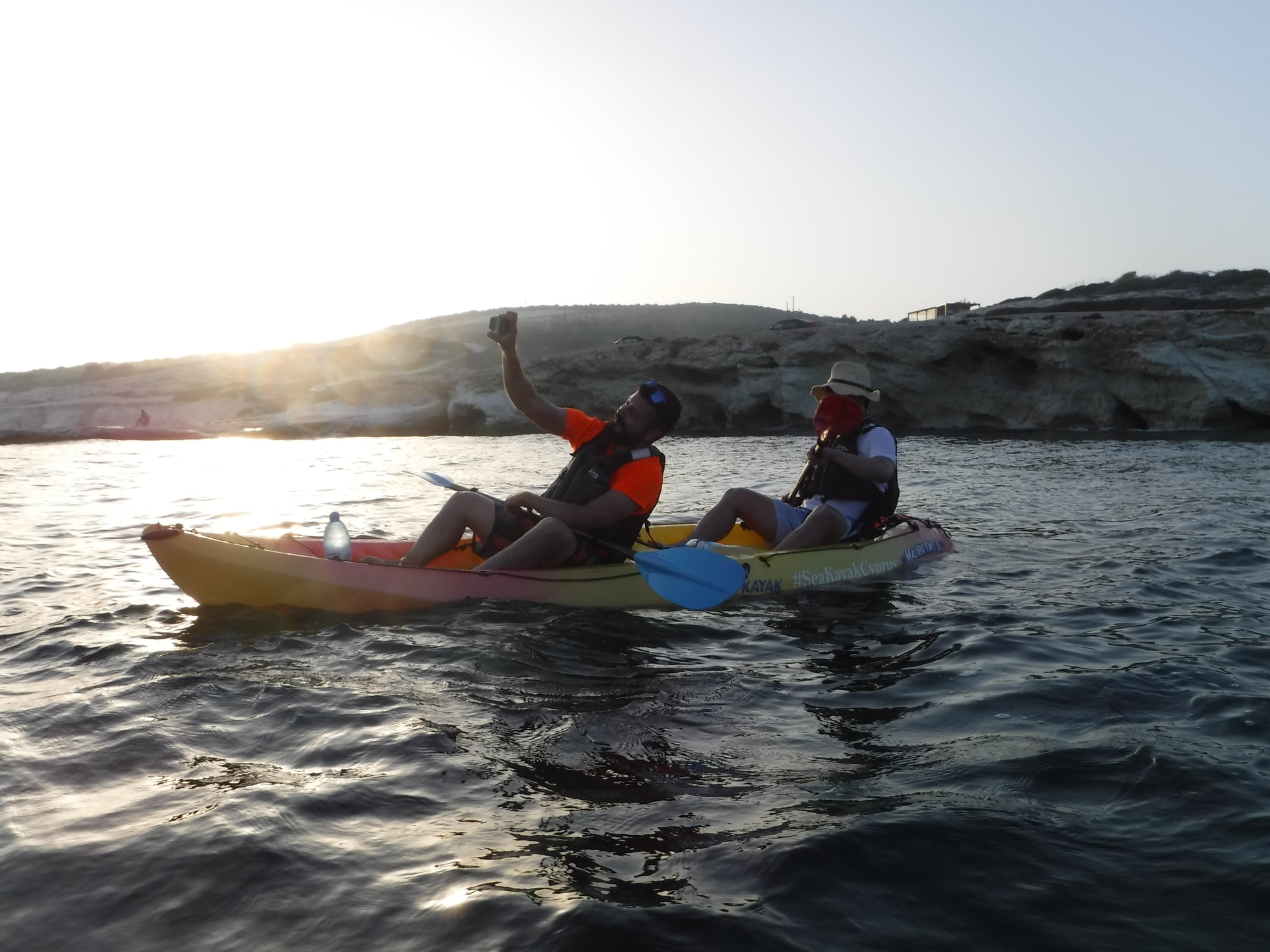 Sea Kayak Cyprus Lemesos / Limassol kayak sunset tour Sea Kayak Cyprus