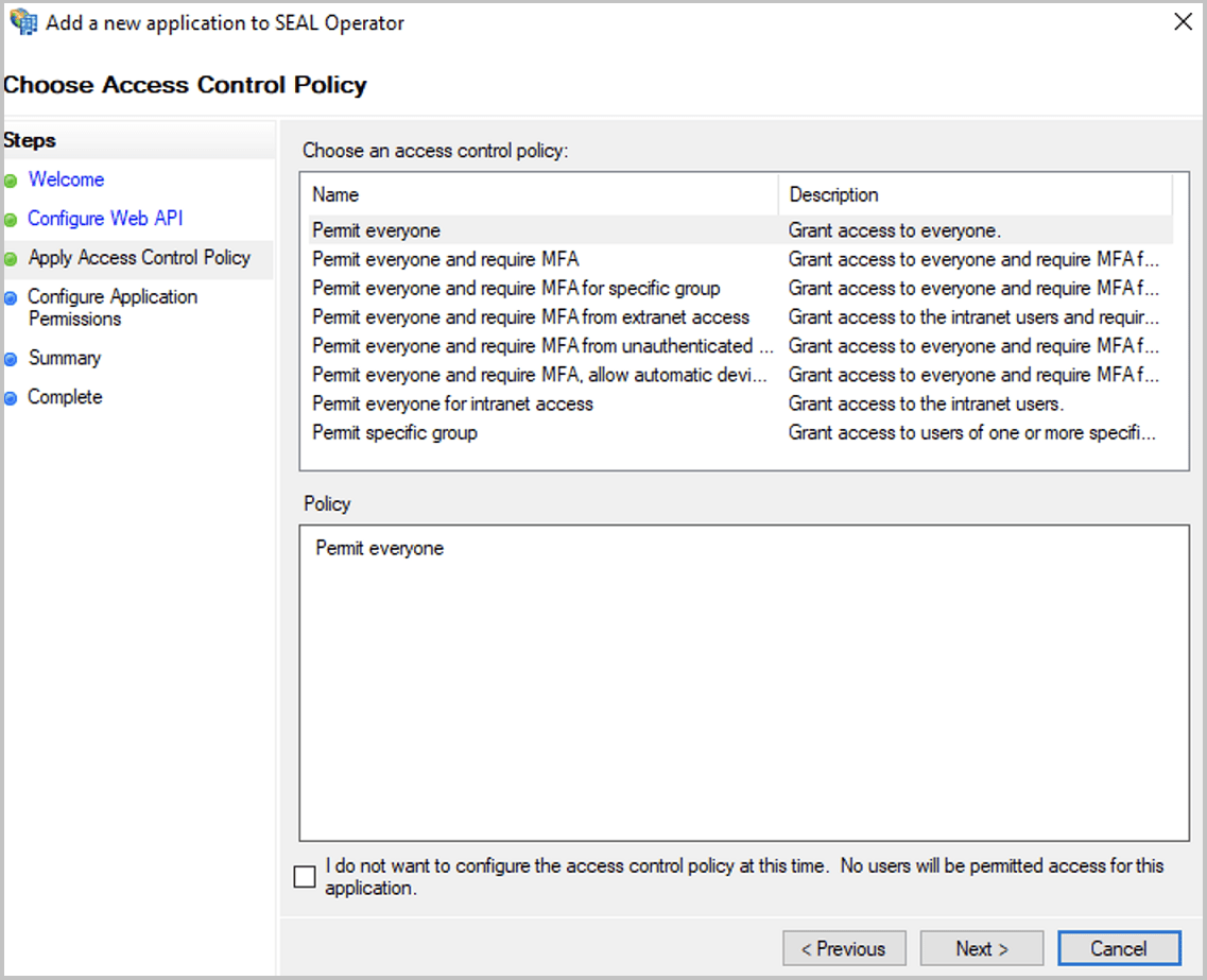 Using AD FS SEAL Interfaces for OIDC