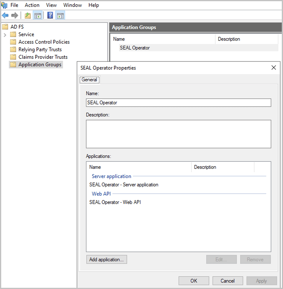 Using AD FS SEAL Interfaces for OIDC