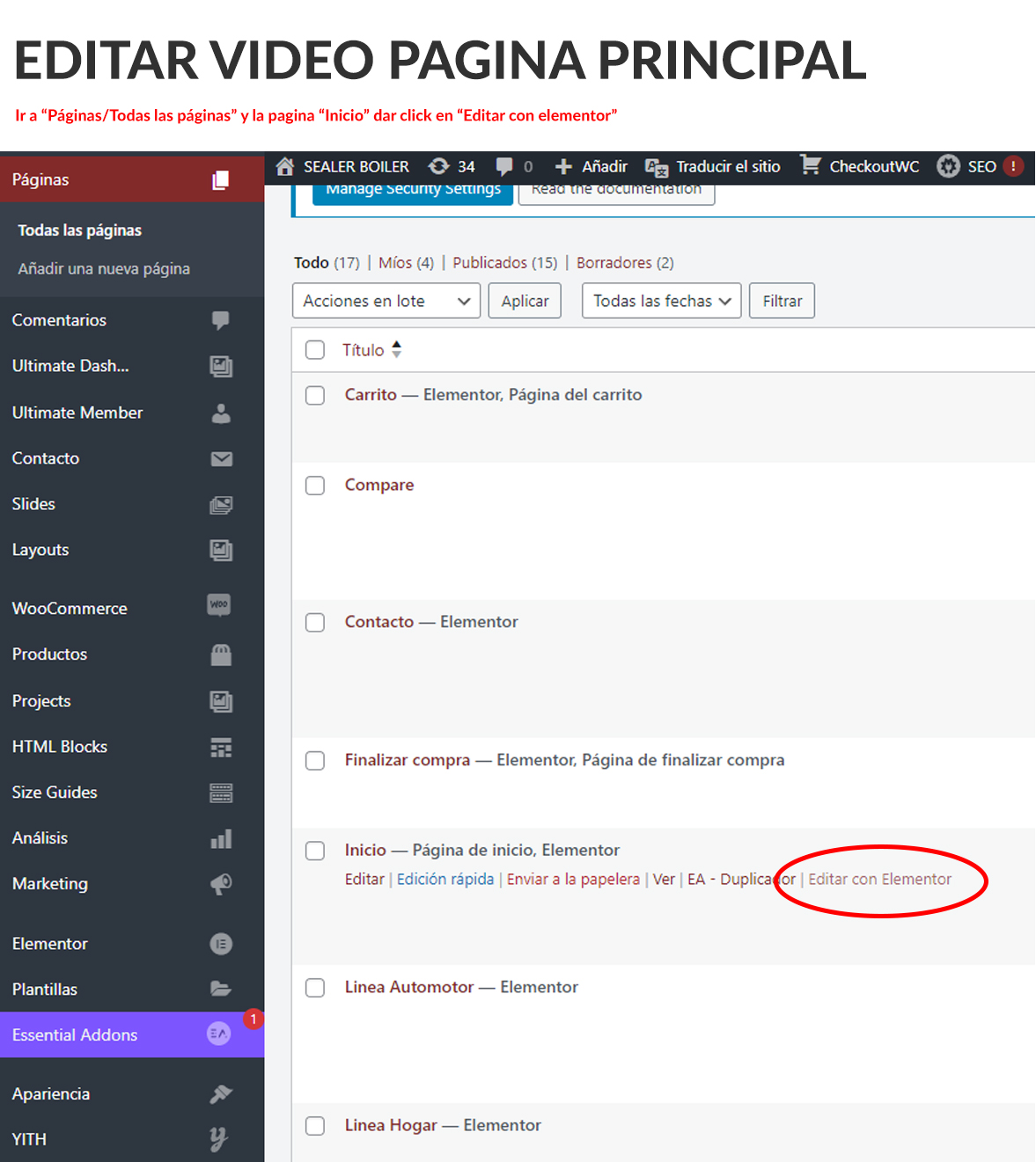 Tutoriales Videos SEALER BOILER